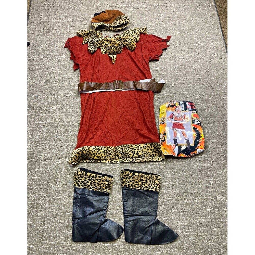 RG Costumes Viking Queen Dress  One Size adult women cheetah  Halloween